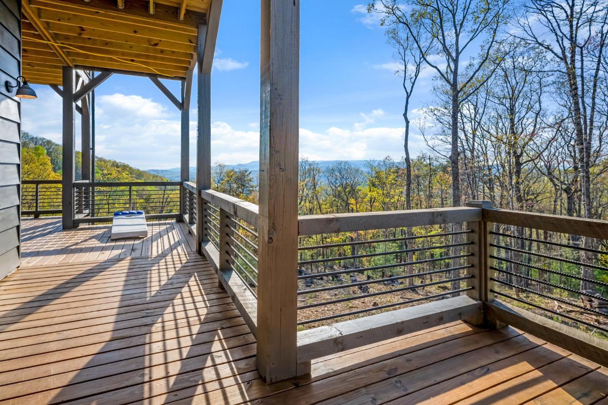 Mountain Air - Luxury Mountain View Cabin Blue Ridge Exteriör bild