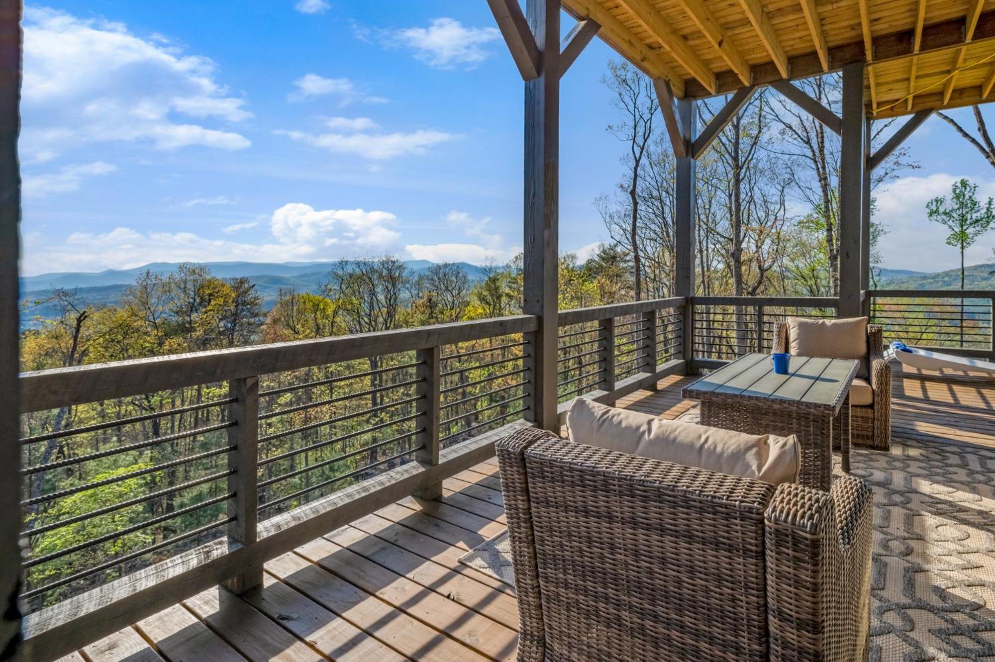 Mountain Air - Luxury Mountain View Cabin Blue Ridge Exteriör bild