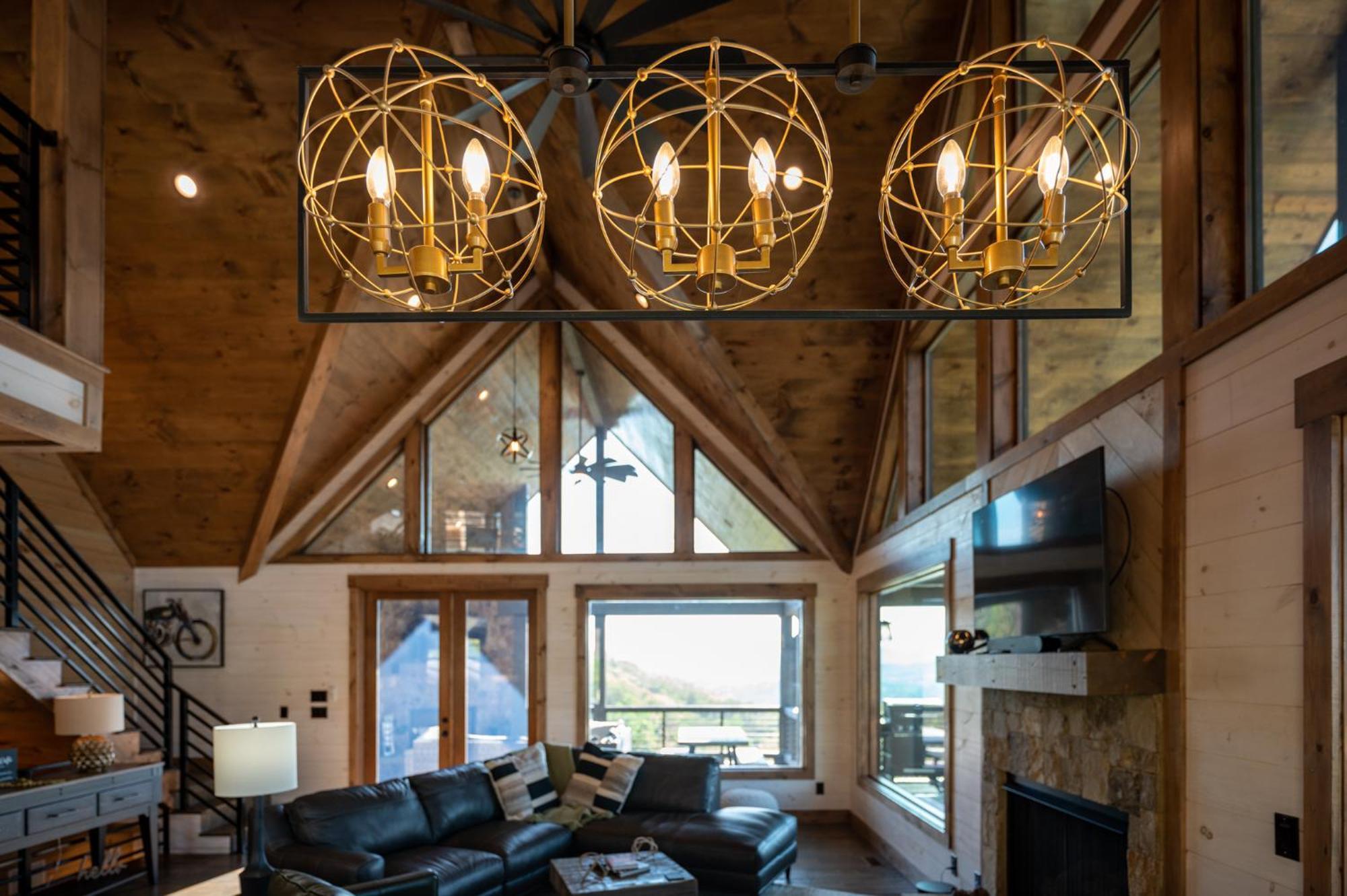 Mountain Air - Luxury Mountain View Cabin Blue Ridge Exteriör bild
