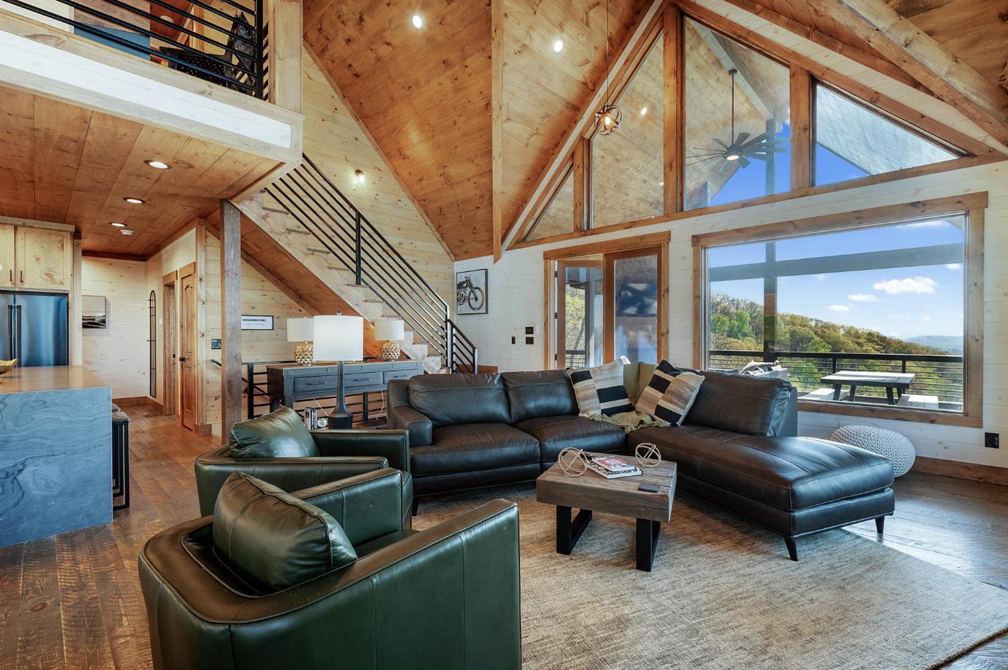 Mountain Air - Luxury Mountain View Cabin Blue Ridge Exteriör bild